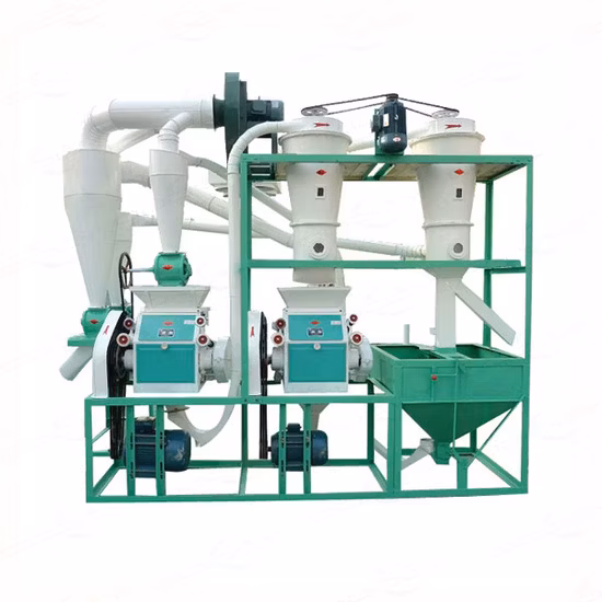 10t 20t/D Semolina Grinding Wheat Corn Maize Milling Machine Semolina Flour Mill for Maize Grinder
