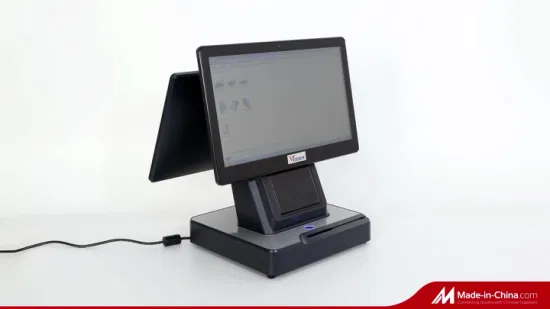 Sistema pos da máquina do leitor da caixa registradora do andróide do terminal da tela de toque com impressora térmica que pesa a gaveta do dinheiro do varredor do código de barras