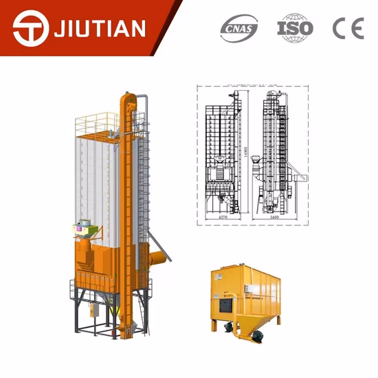 Secador de grãos de trigo e milho de venda quente com alta capacidade